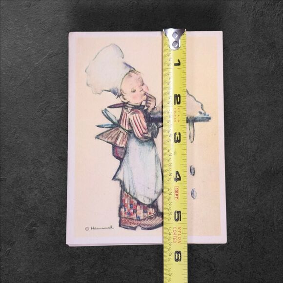3 Vintage 1941 Hummel Greeting Cards ARS SACRA Unused German Art Uncirculated - Picture 8 of 9